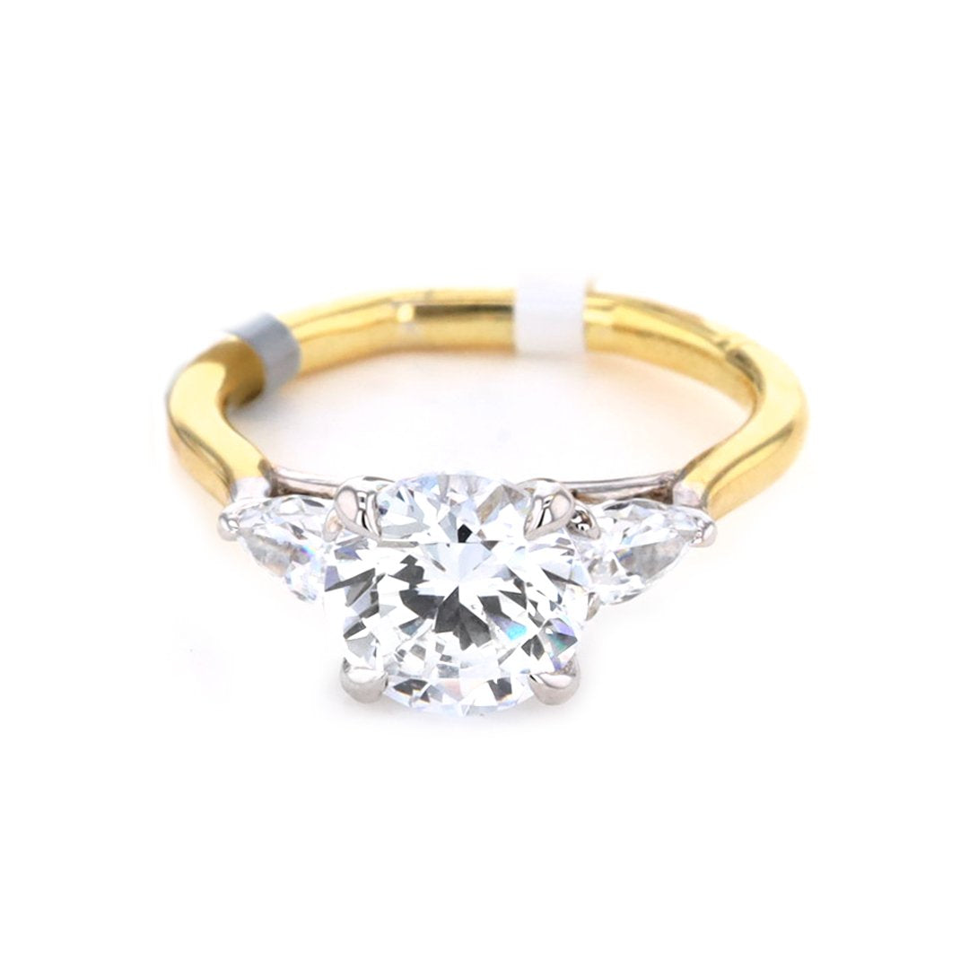 0.50 ctw Diamond Three-Stone Engagement Ring