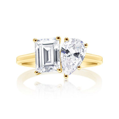 Two-Stone Solitaire Engagement Ring