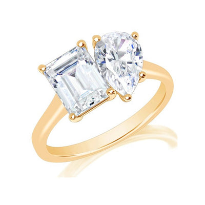 Two-Stone Solitaire Engagement Ring