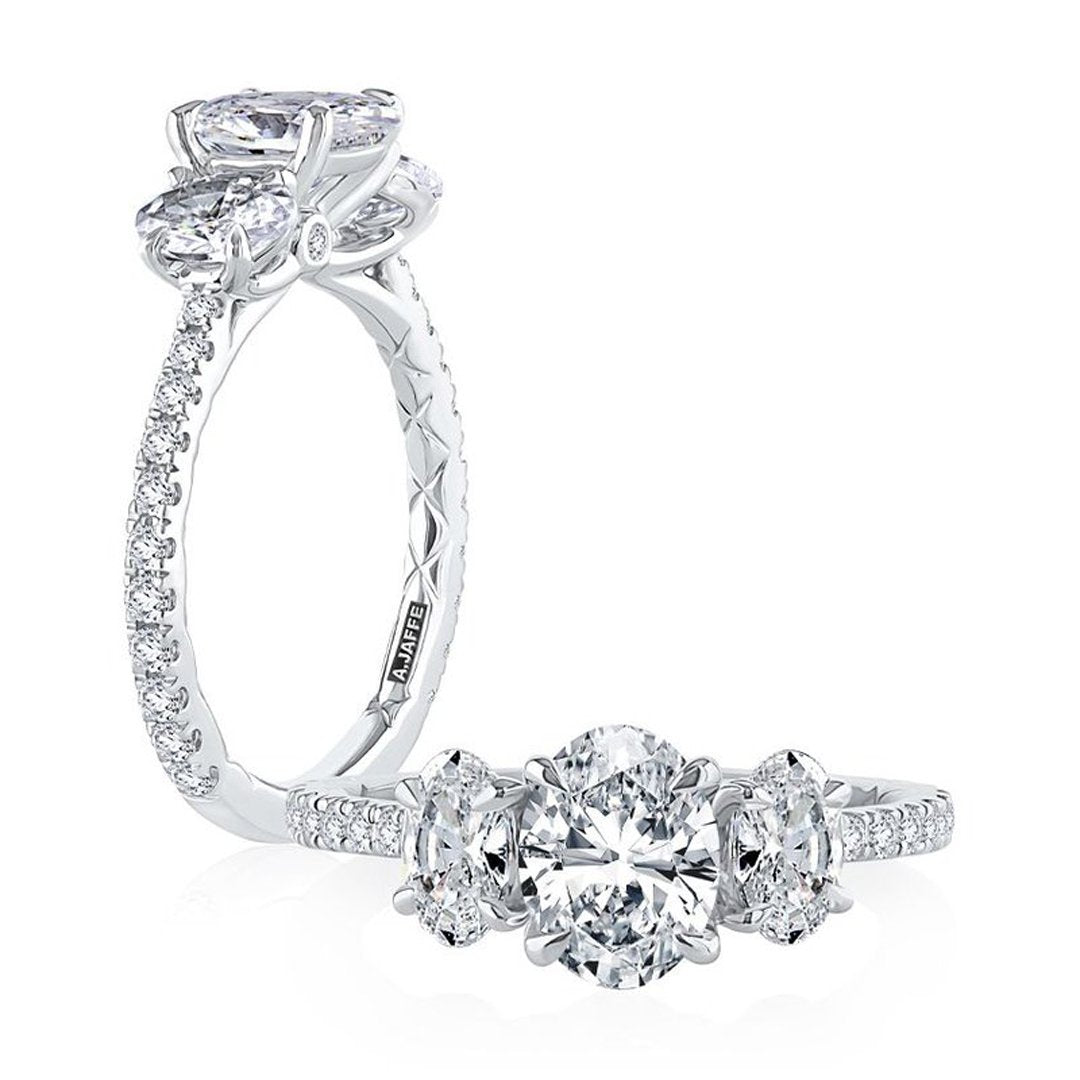 1.0 ctw Diamond Three-Stone Engagement Ring