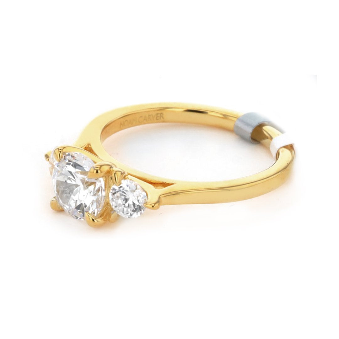 0.41 ctw Diamond Three-Stone Engagement Ring