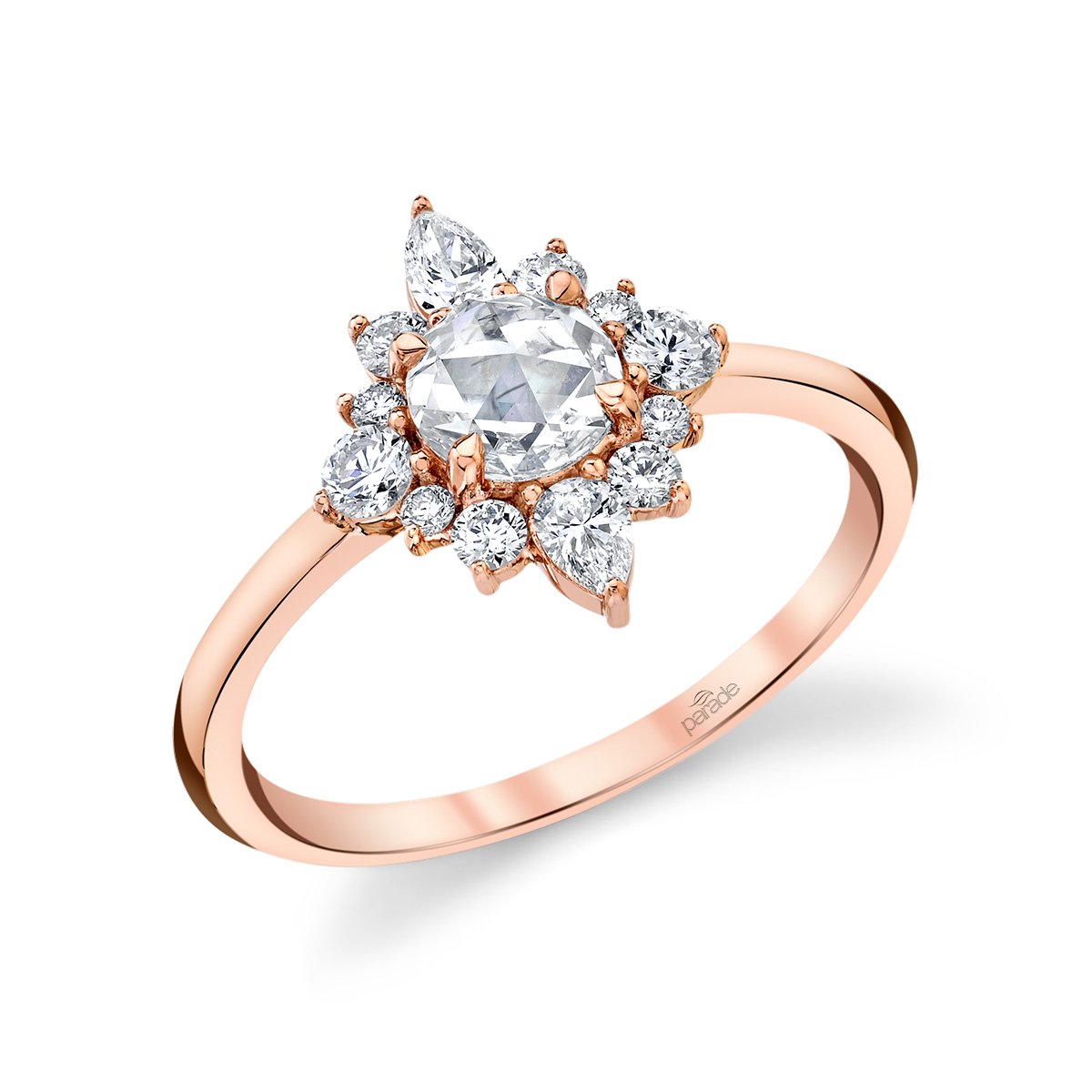 0.43 ctw Diamond Halo Engagement Ring