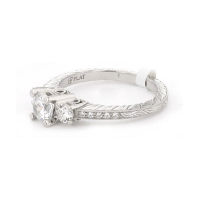 0.38 ctw Diamond Three-Stone Engagement Ring