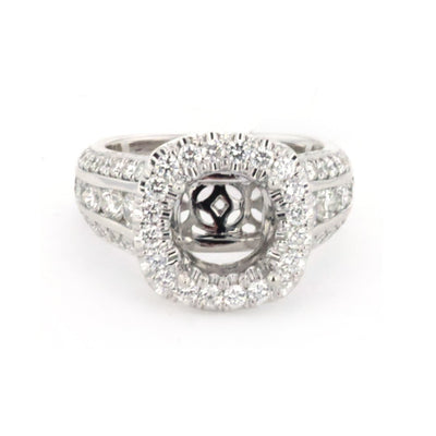 2.27 ctw Diamond Halo Engagement Ring