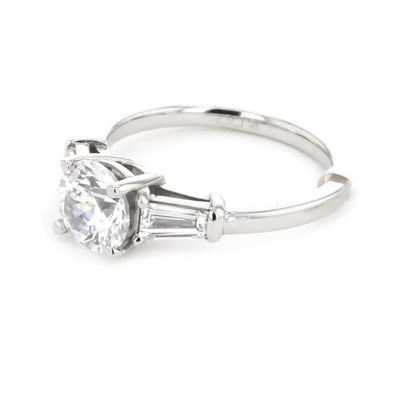 0.61 ctw Diamond Three-Stone Engagement Ring