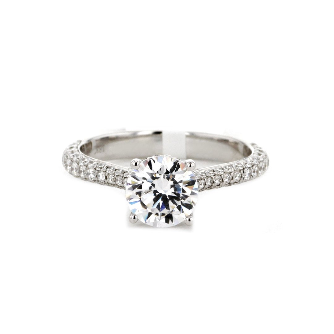 0.67 ctw Diamond Solitaire Engagement  Ring