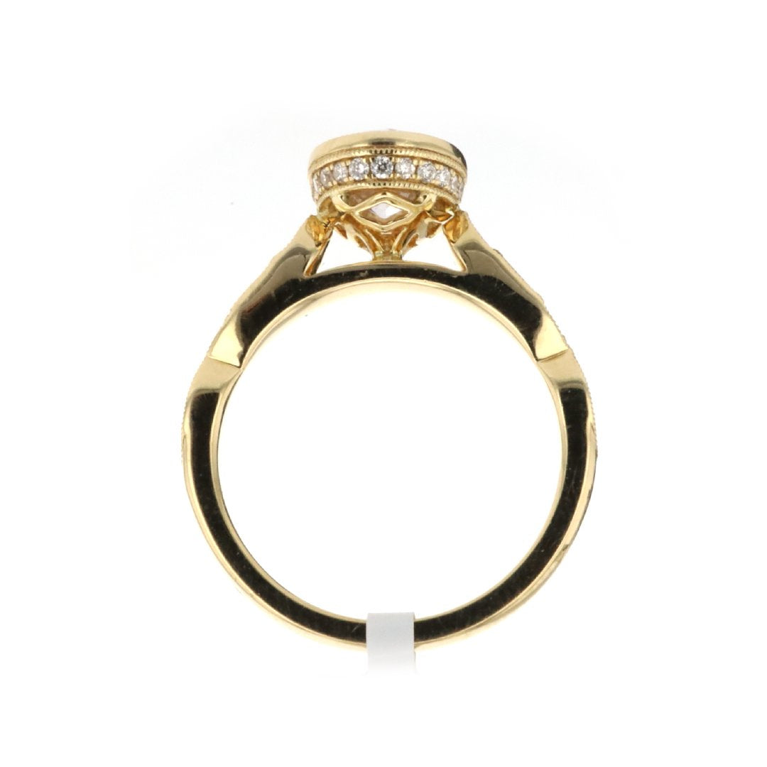 0.30 ctw Diamond Bezel Engagement Ring