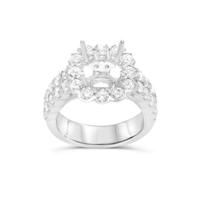 1.20 ctw Diamond Halo Engagement Ring