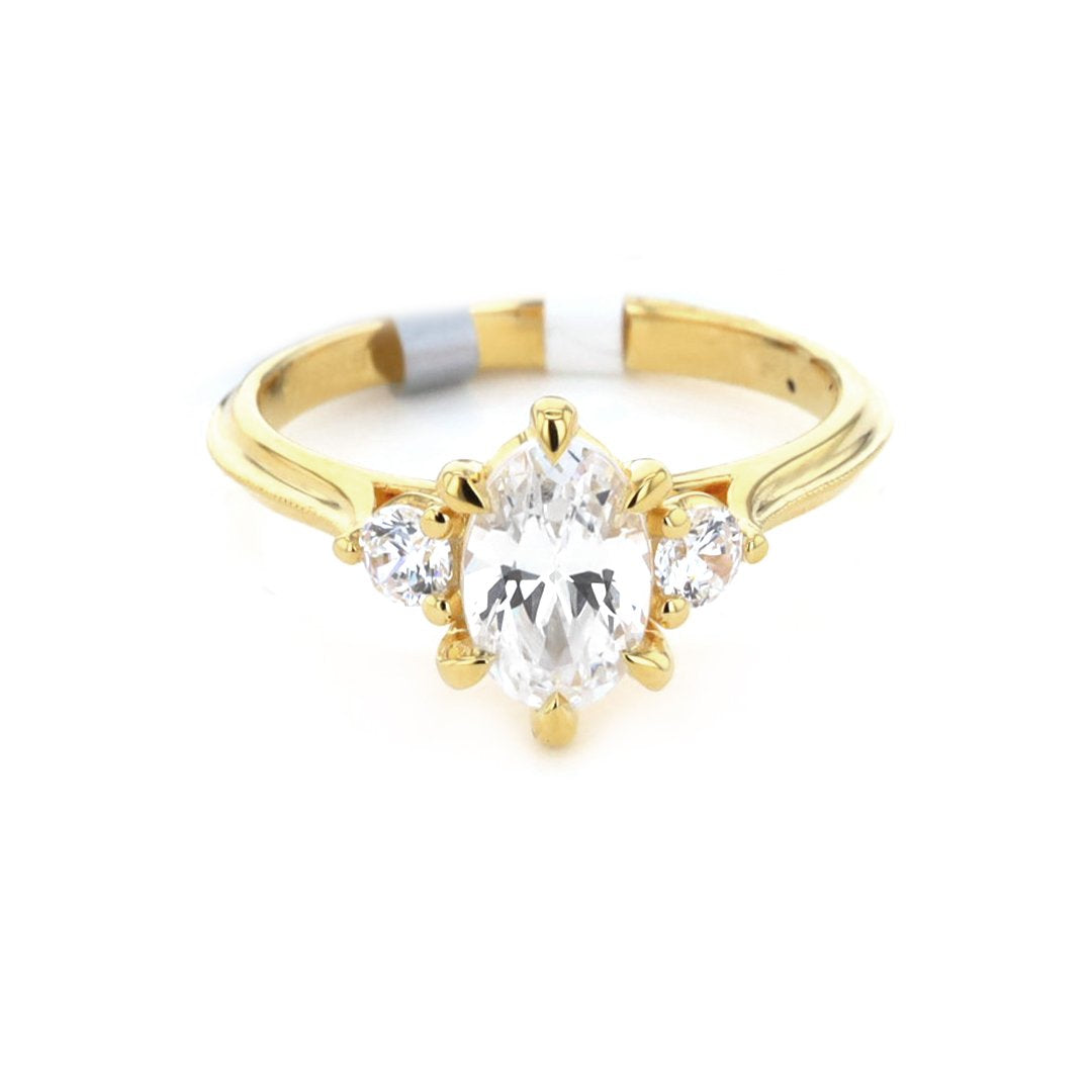 0.24 ctw Diamond Three-Stone Engagement Ring