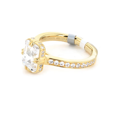 0.38 ctw Diamond Bezel Engagement Ring