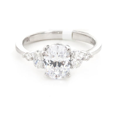 0.39 ctw Diamond Three-Stone Engagement Ring