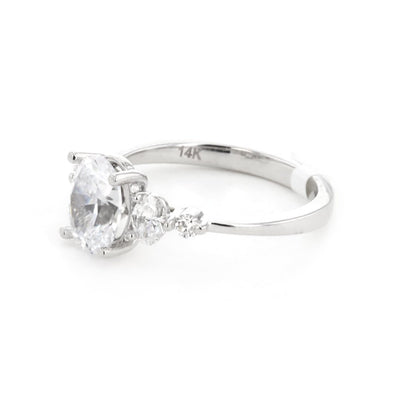0.39 ctw Diamond Three-Stone Engagement Ring