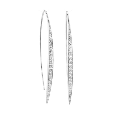 Diamond Wire Earrings