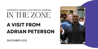 A Vist From Adrian Peterson