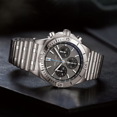 Just Launched:  Breitling Chronomat Chronographs in Ultra-Light Titanium