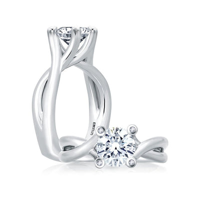 0.03 ctw Diamond Solitaire Engagement Ring
