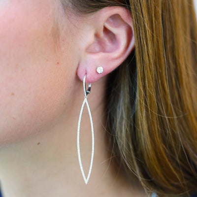 0.78ctw Diamond Drop Earrings