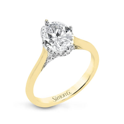 0.12 ctw Diamond Halo Engagement Ring