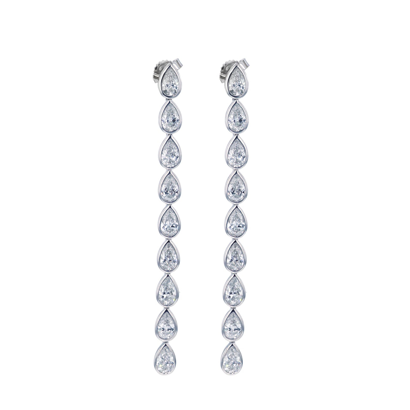 3.60 ctw Diamond Drop Earrings