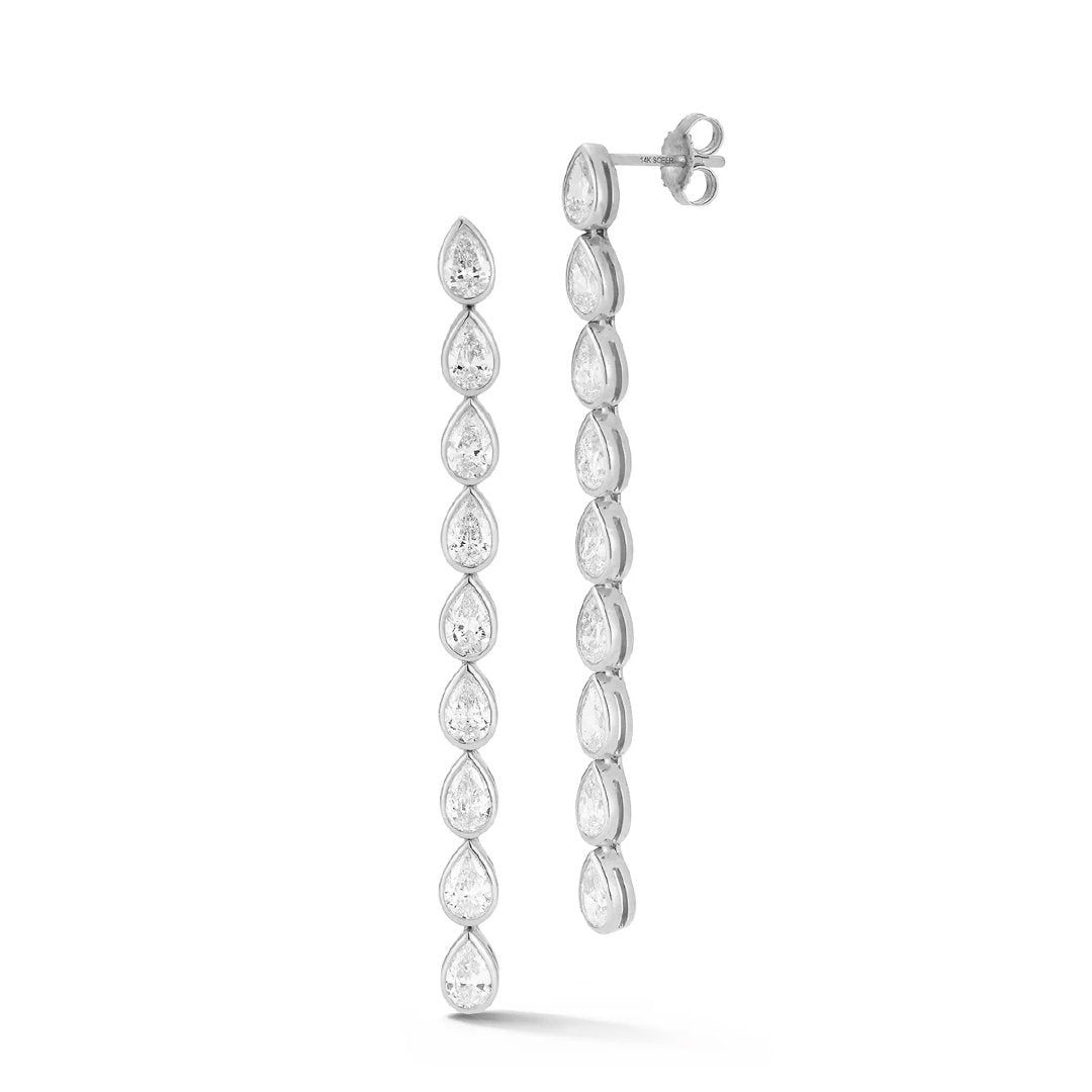 3.60 ctw Diamond Drop Earrings