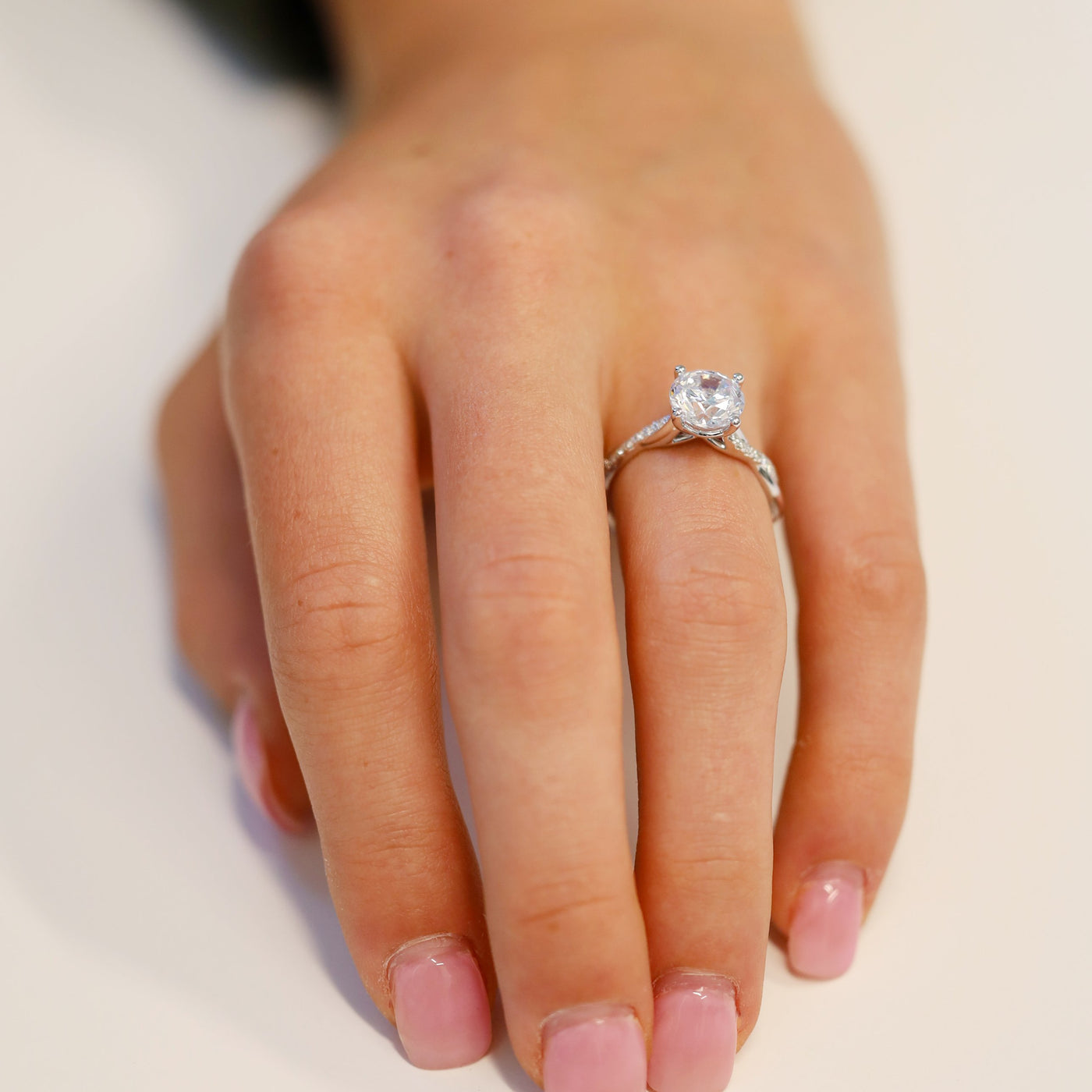 0.10 ctw Diamond Solitaire Engagement Ring