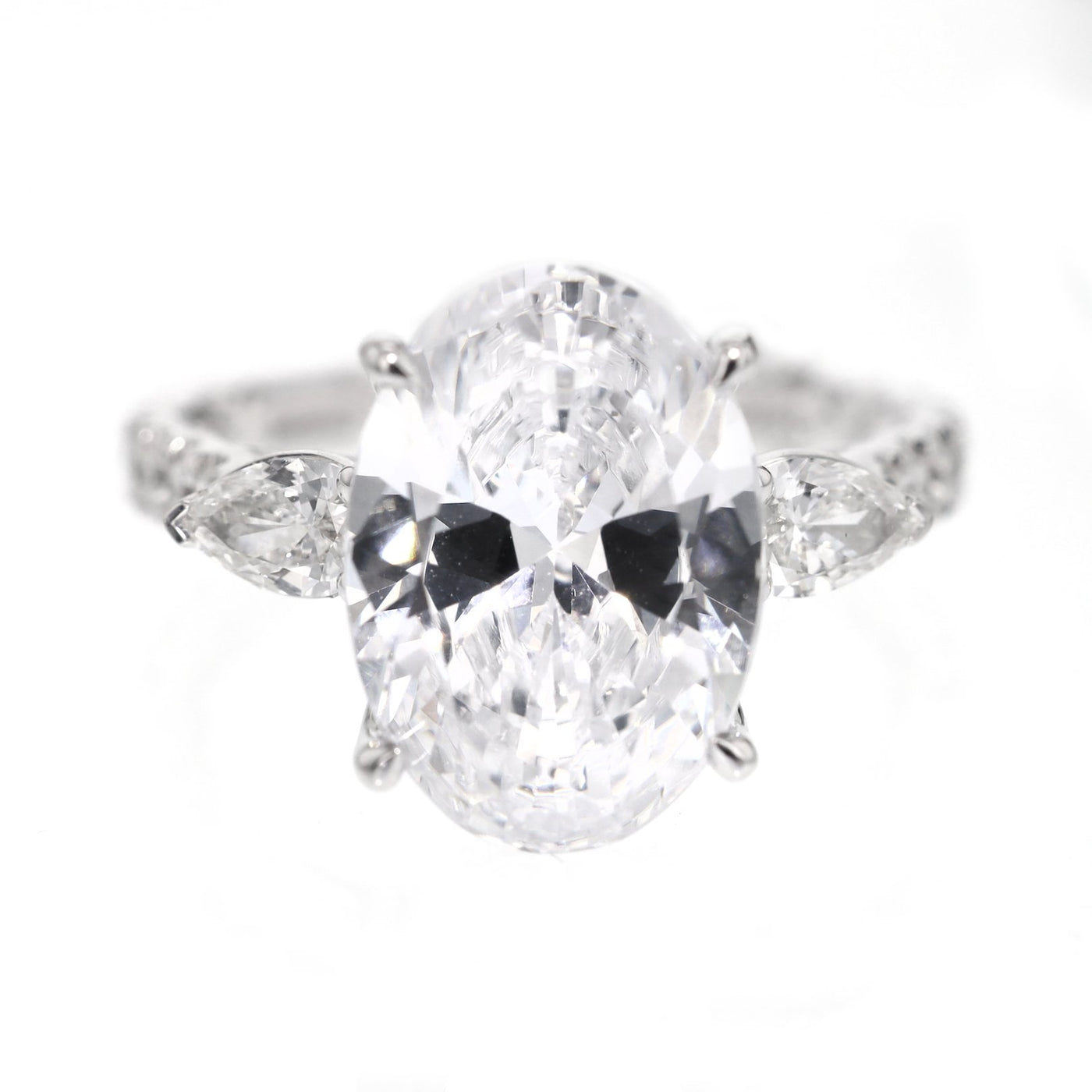 0.98 ctw Diamond Hidden Halo Engagement Ring