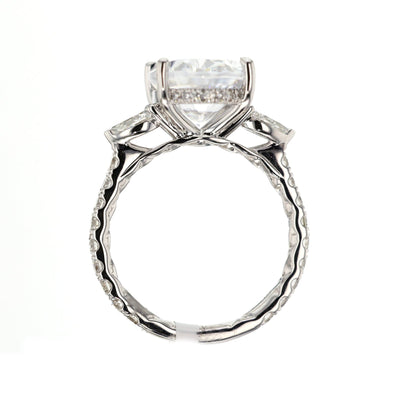 0.98 ctw Diamond Hidden Halo Engagement Ring