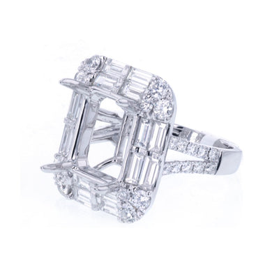 Diamond Halo Engagement Ring