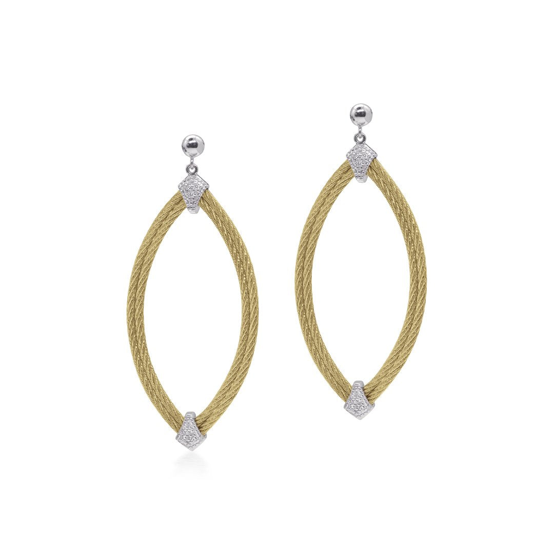 0.10 ctw Diamond Cable Earrings