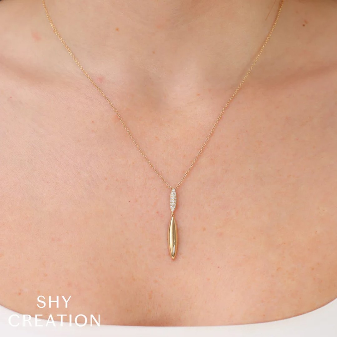 15+3" 0.15 ctw Diamond Double Drop Necklace