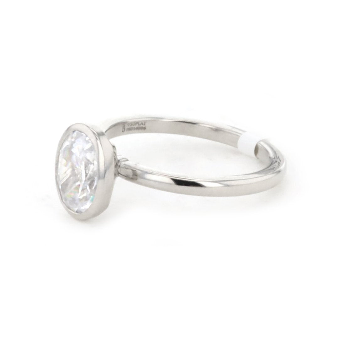 Bezel Solitaire Engagement Ring