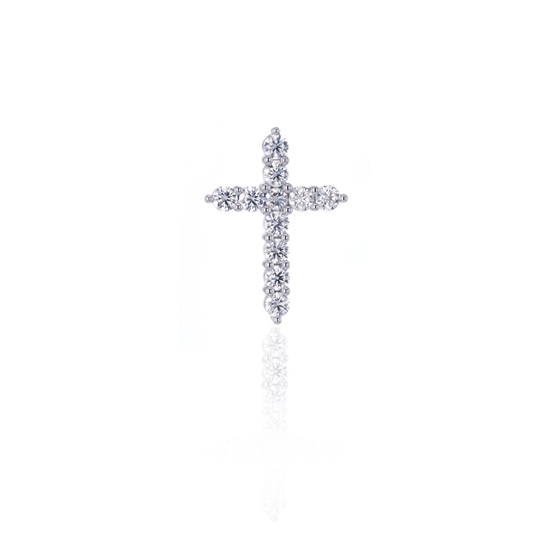 1.45 ctw Diamond Cross Pendant