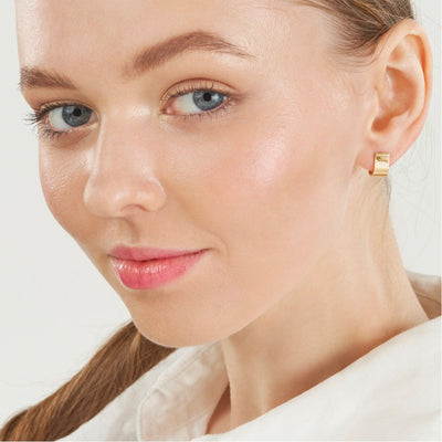 J Hoop Earrings