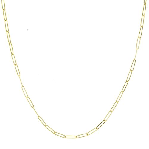 18" 2.6MM Paper Clip Chain Necklace