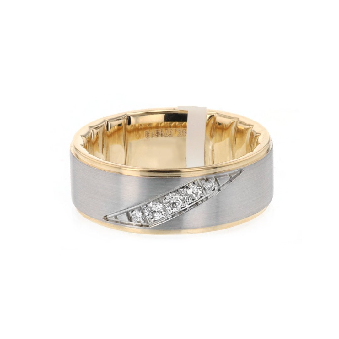 8MM Diamond Band