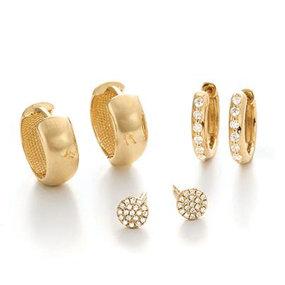 Wide Hoop Earrings