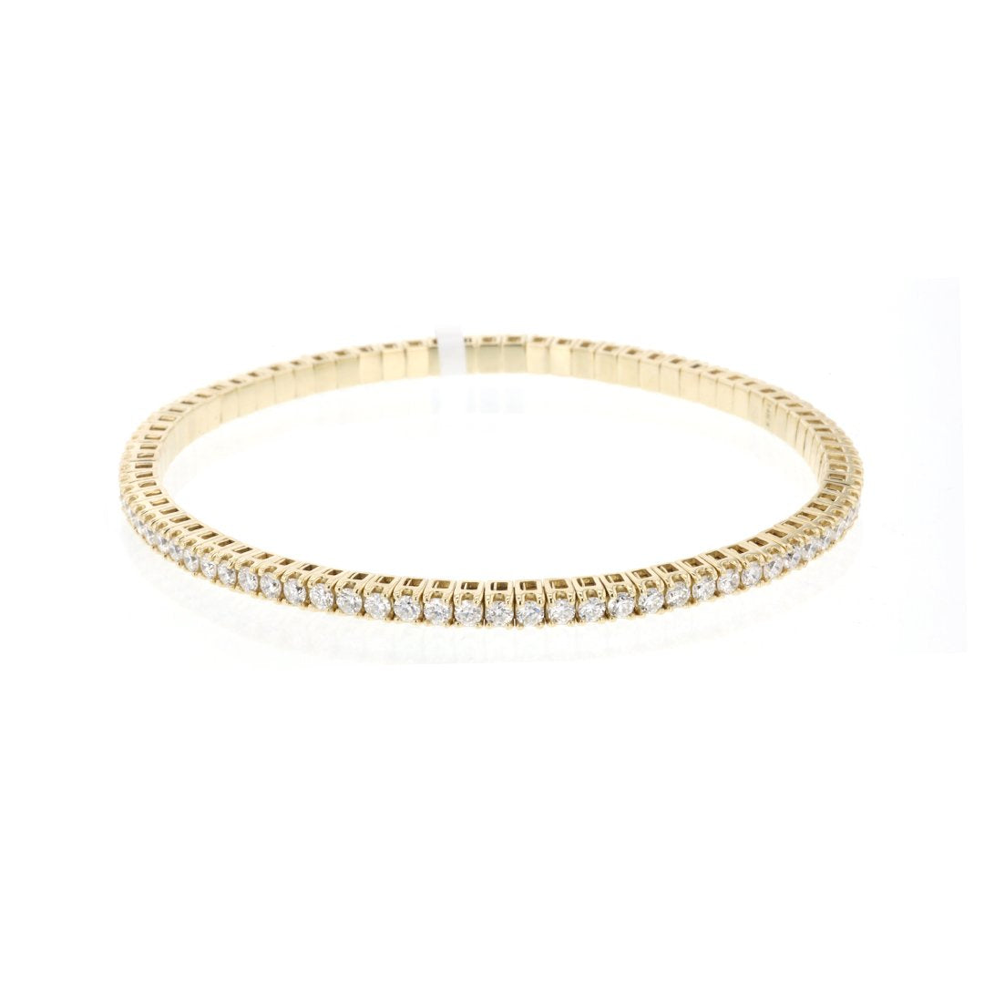 3.00 ctw Lab-Grown Diamond Stretch Tennis Bracelet