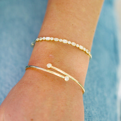 1.60 ctw Diamond Bangle Bracelet