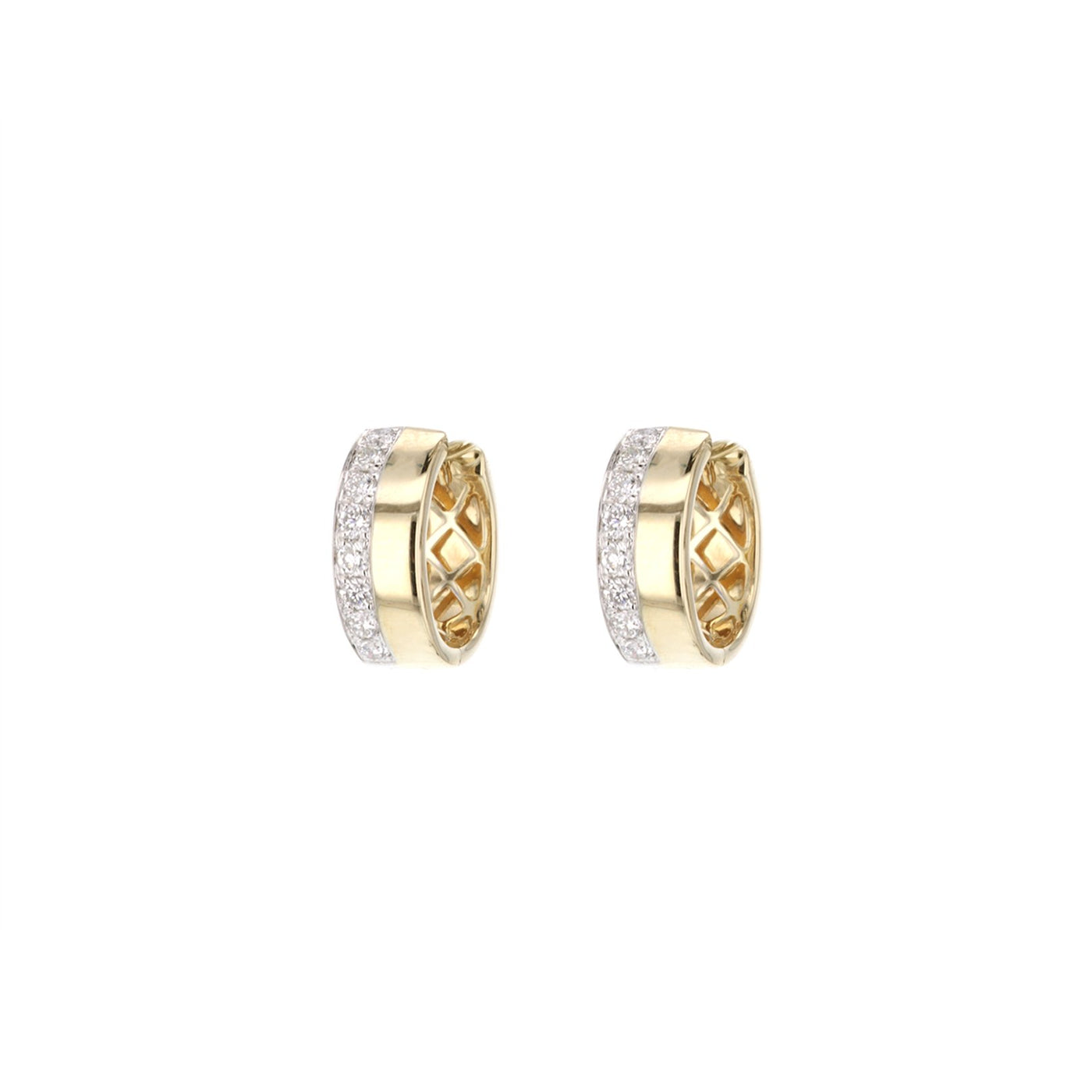 0.40 ctw Diamond Huggie Earrings