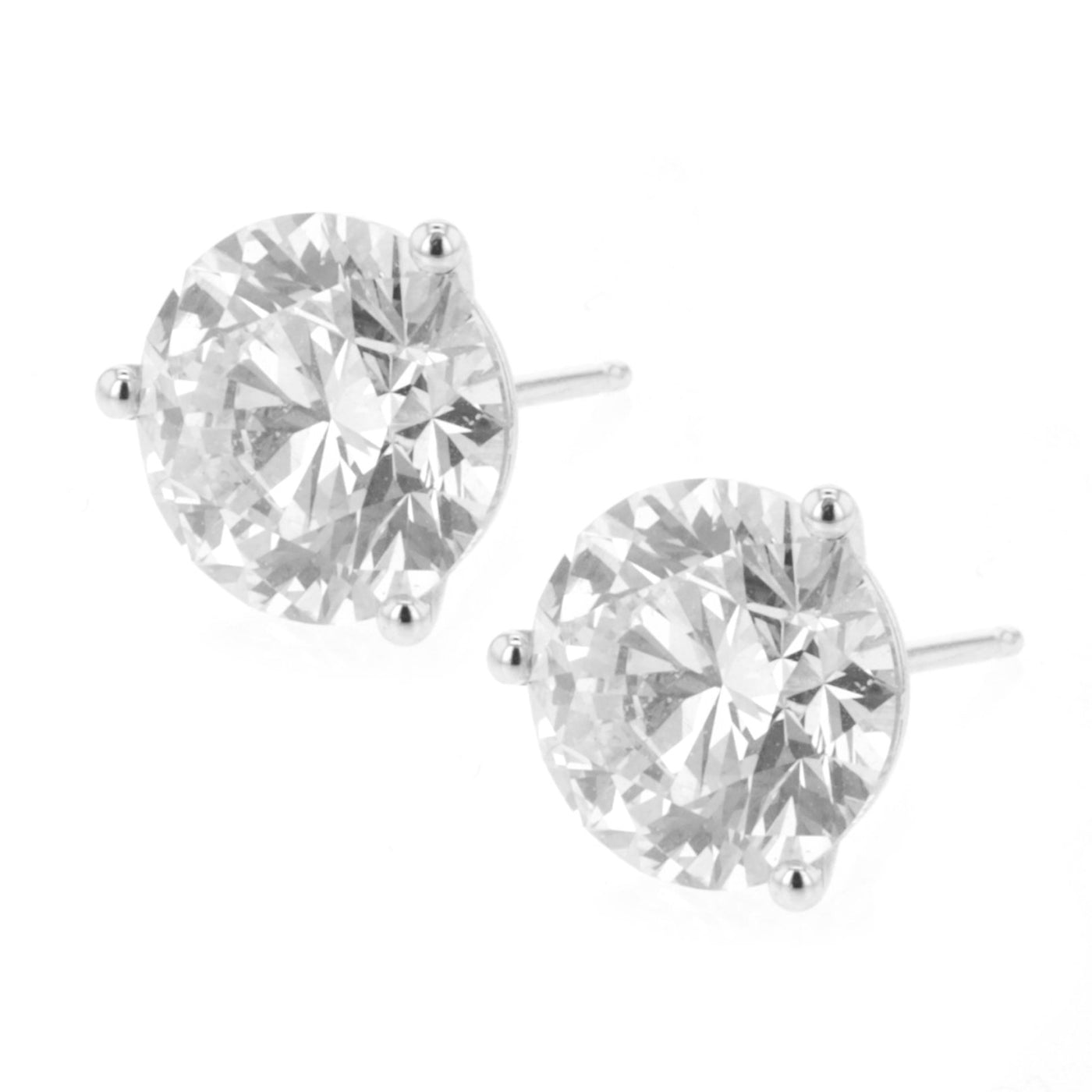 6.03 ctw Diamond Stud Earrings