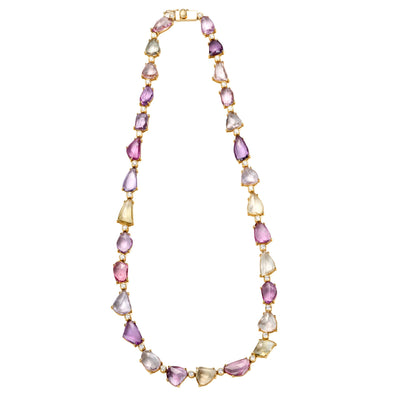 Sapphire & Diamond Necklace