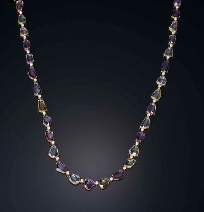 Sapphire & Diamond Necklace