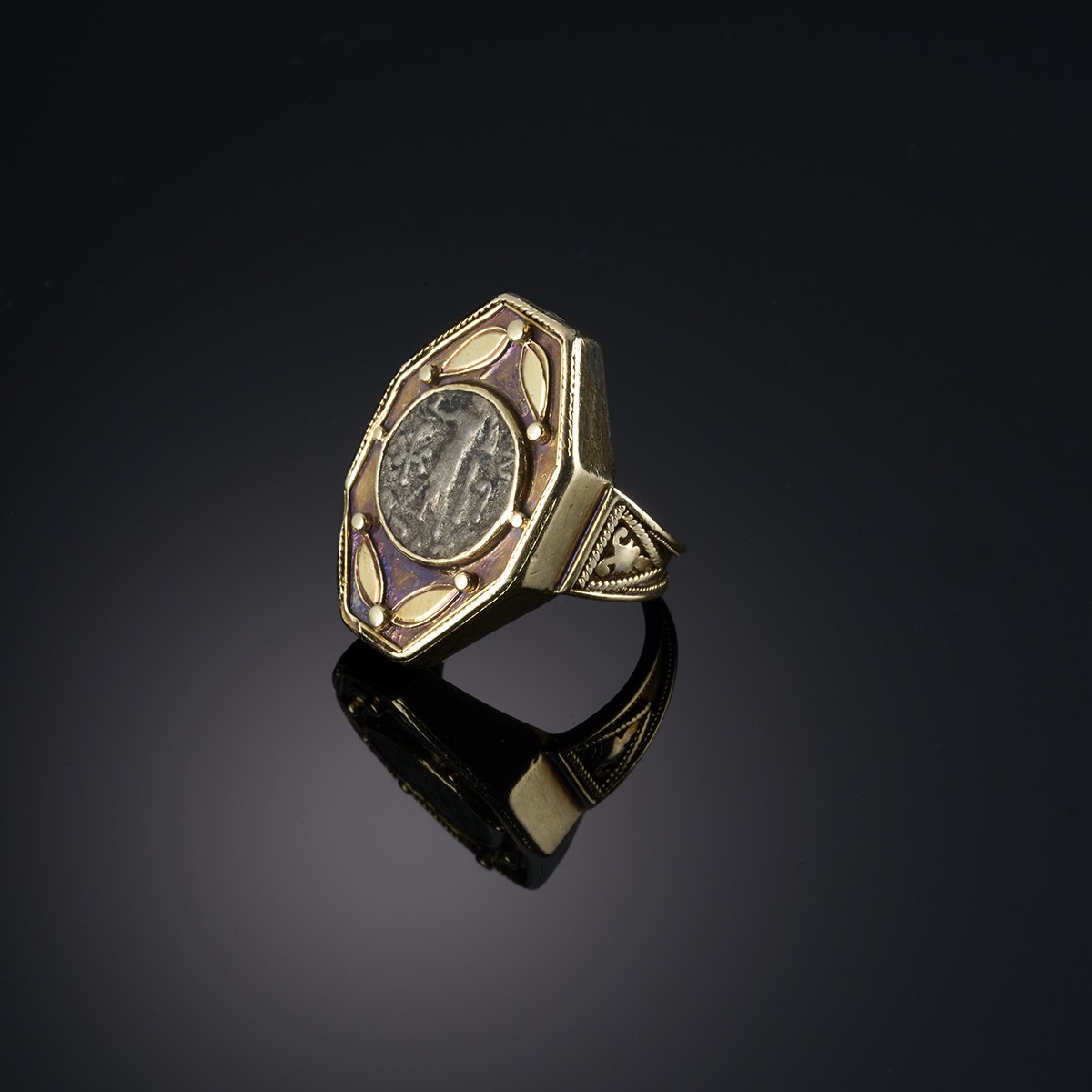 19th Century Coin Ring