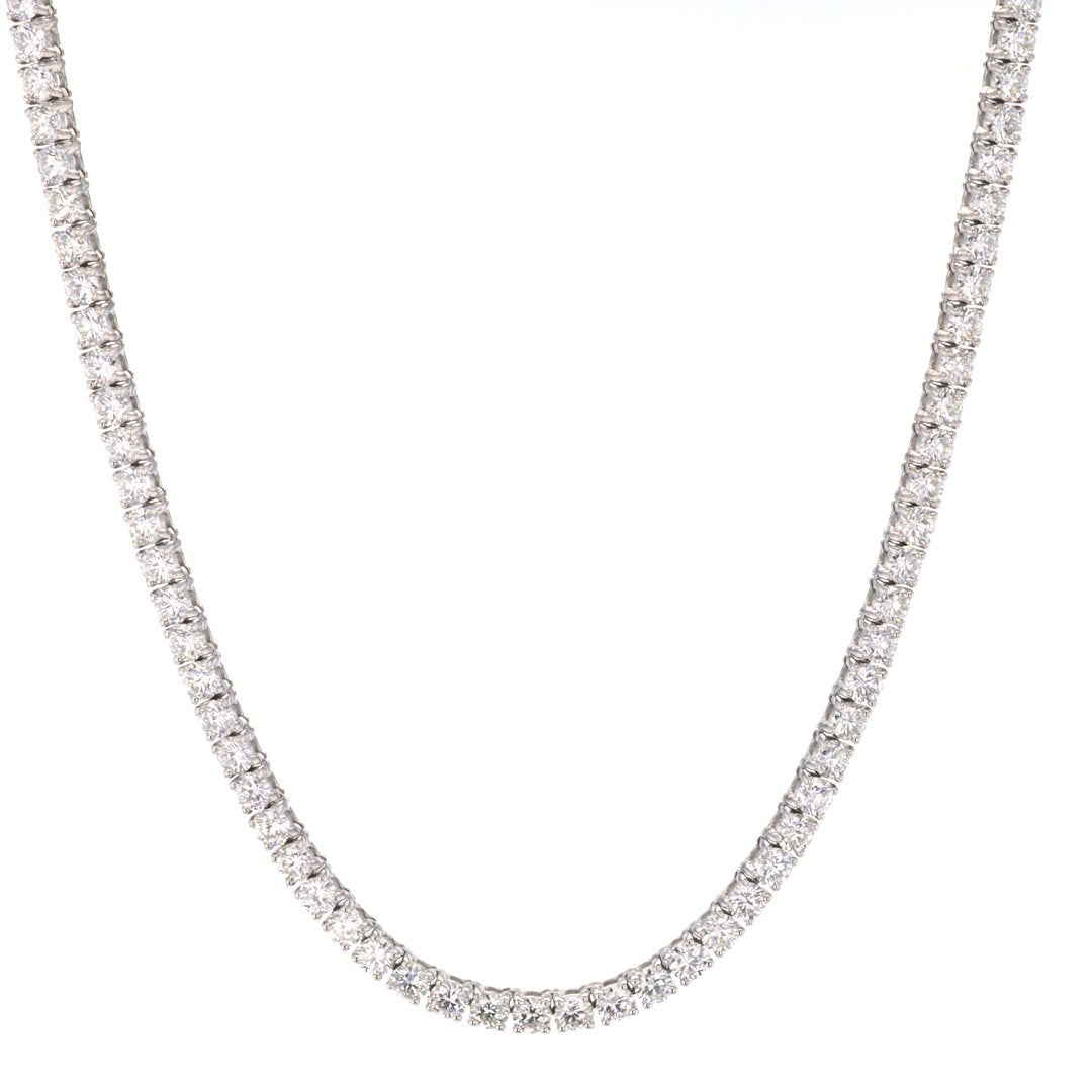 17" 12.46 ctw Diamond Eternity Necklace