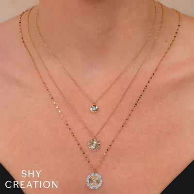 0.11 ctw Diamond Pendant Necklace