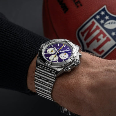 42MM Chronomat B01 Minnesota Vikings Edition