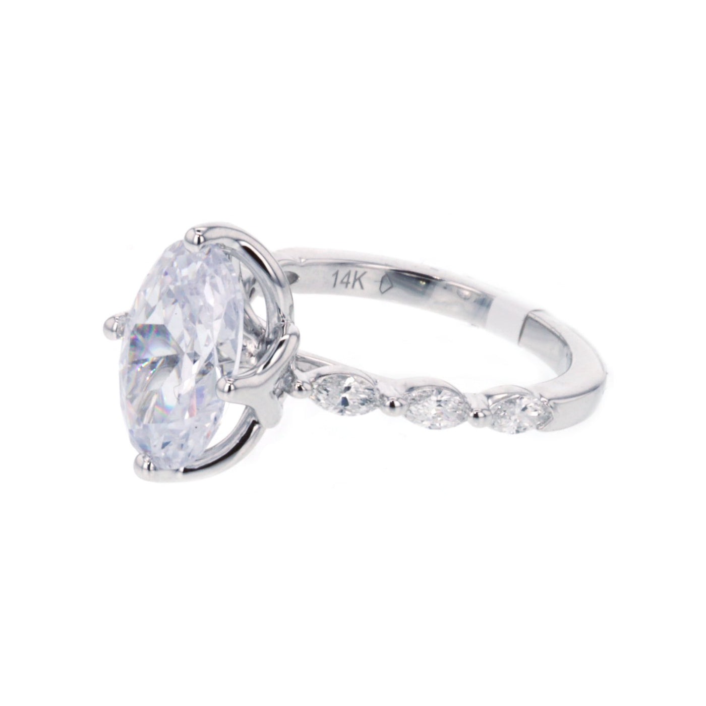 0.44 ctw Diamond Solitaire Engagement Ring