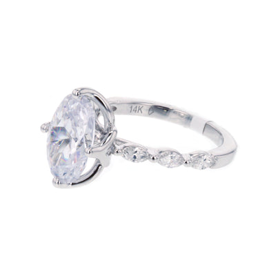 0.44 ctw Diamond Solitaire Engagement Ring