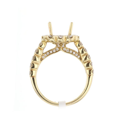 1.93 ctw Diamond Halo Engagement Ring