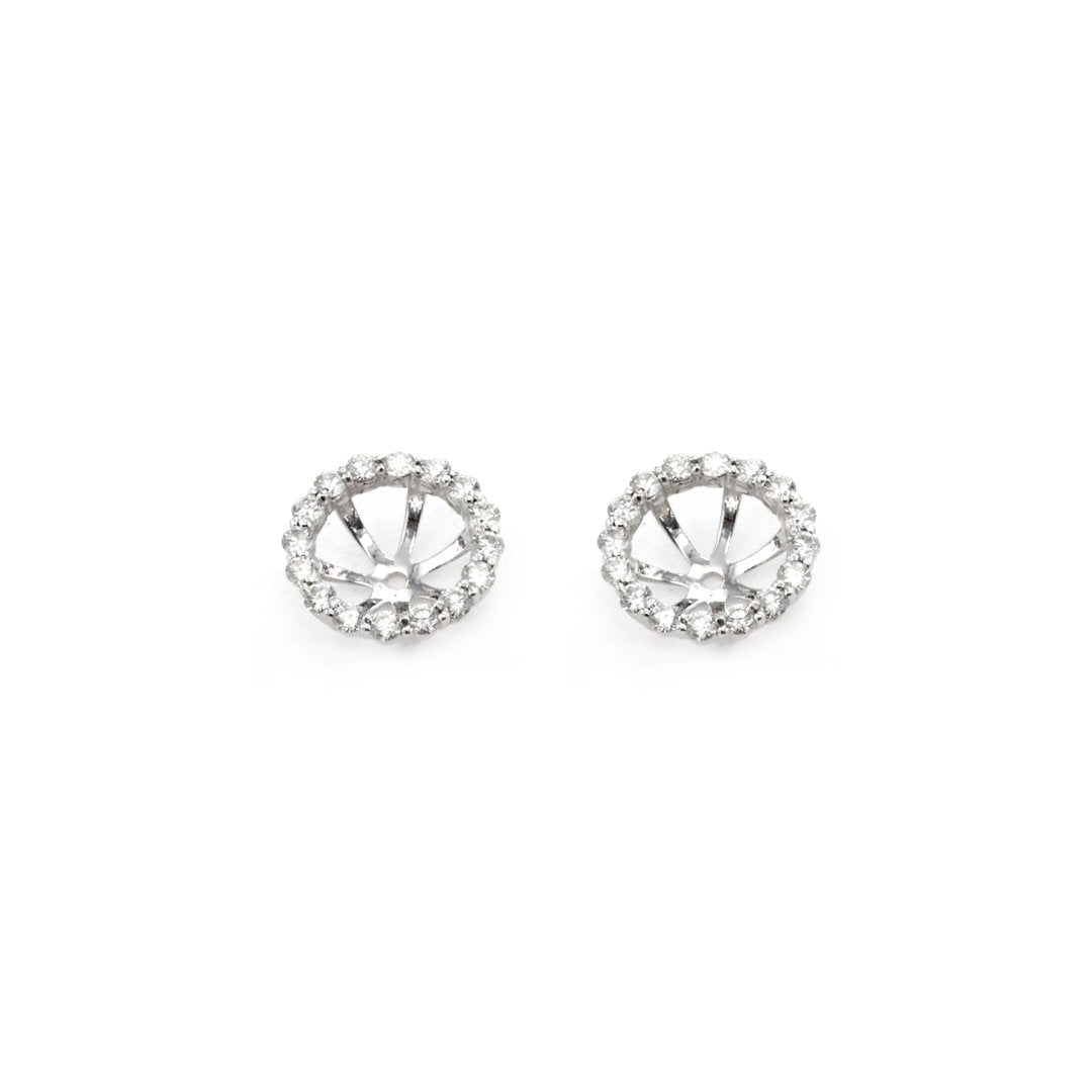 0.95 ctw Diamond Earring Jackets